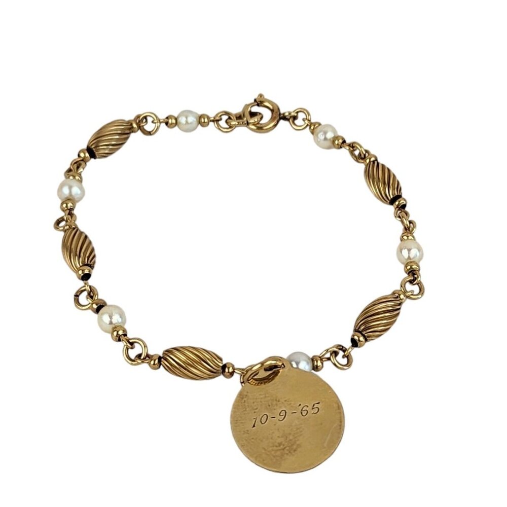 Vintage A & Z 12KT Gold Filled Bracelet 7.5"